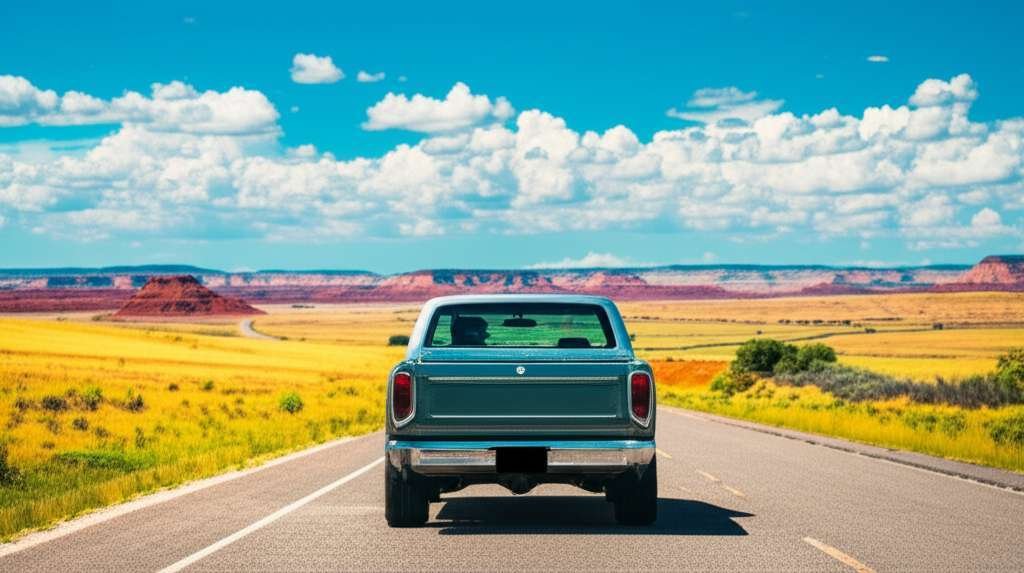 Generate a high-quality, relevant image prompt for an article about: 10 Road Trips In Oklahoma: Amaz