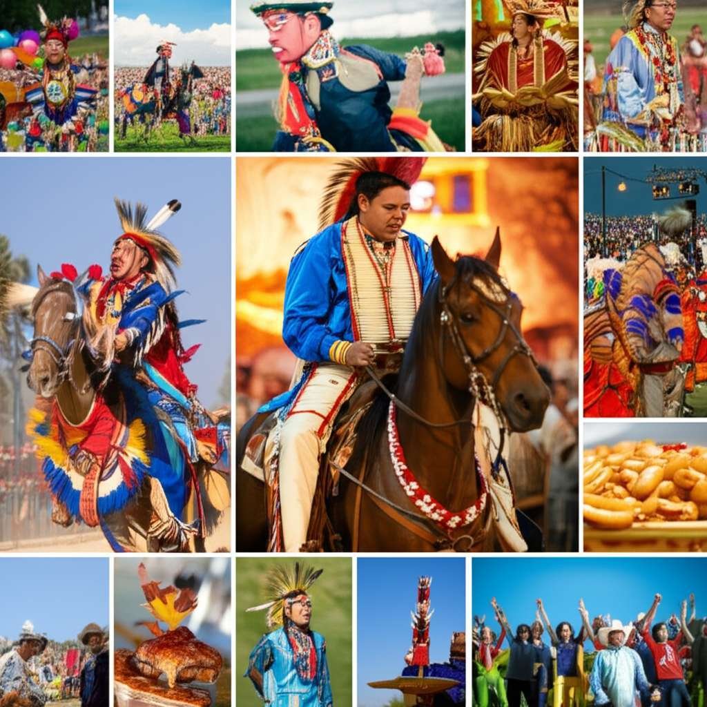 Generate a high-quality, relevant image prompt for an article about: 7 Festivals in Oklahoma: Amazin