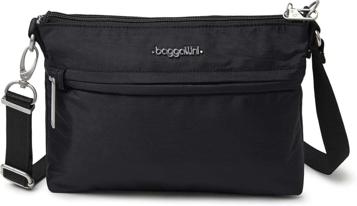 Baggallini womens Securtex Anti-theft Memento Crossbody Bag