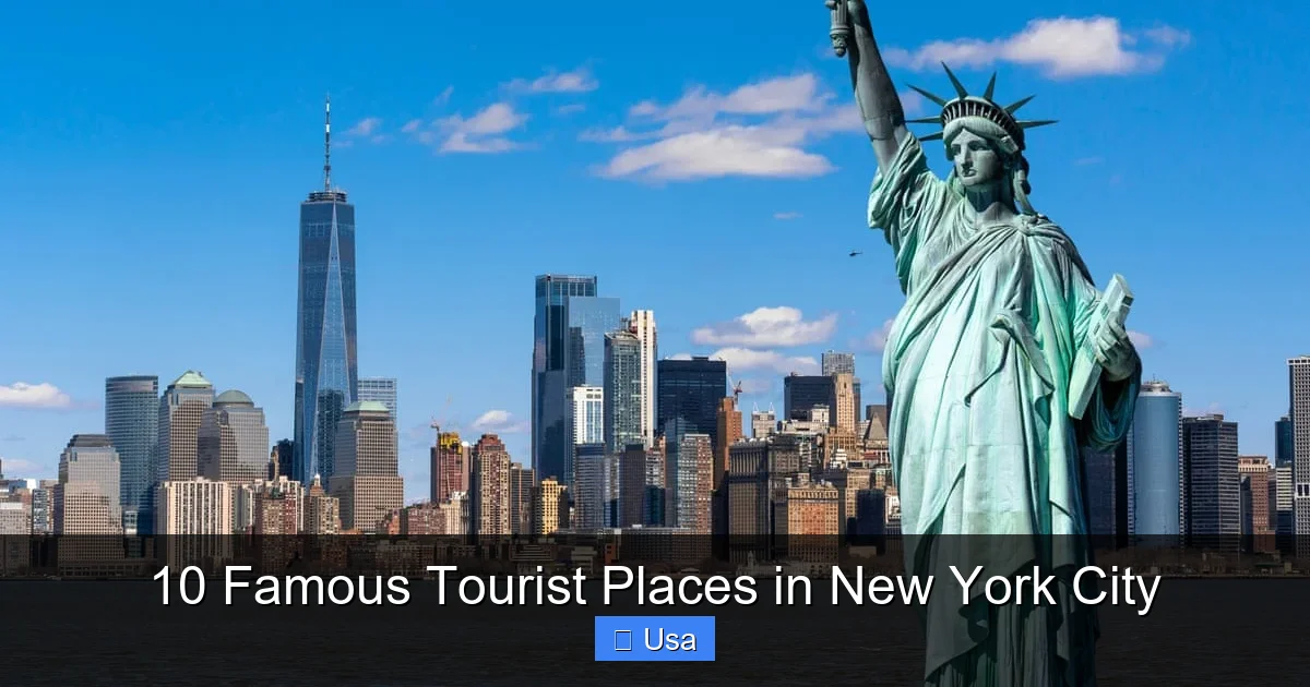 10 Famous Tourist Places in New York City
