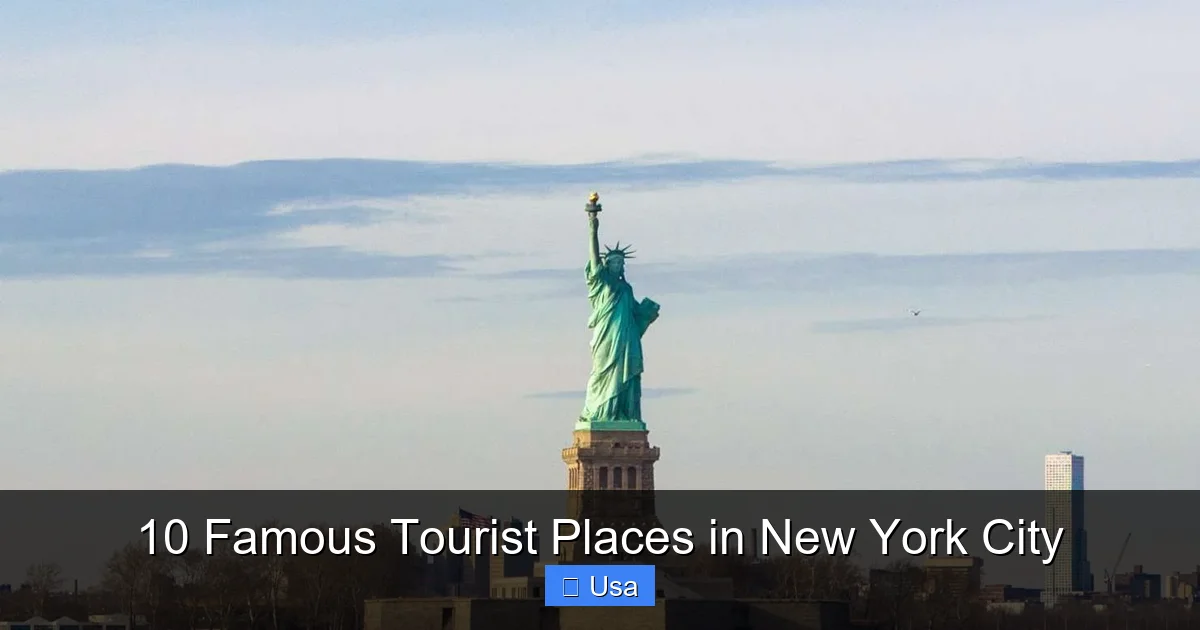 10 Famous Tourist Places in New York City