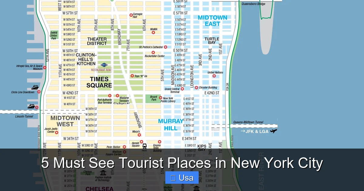 5 Must See Tourist Places in New York City