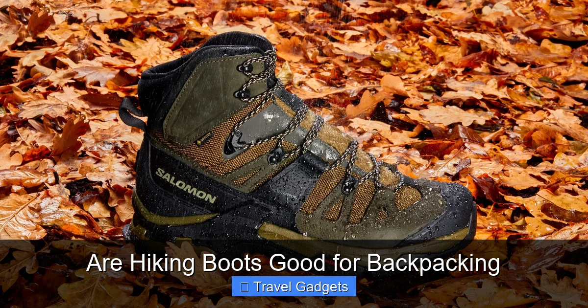 Are Hiking Boots Good for Backpacking
