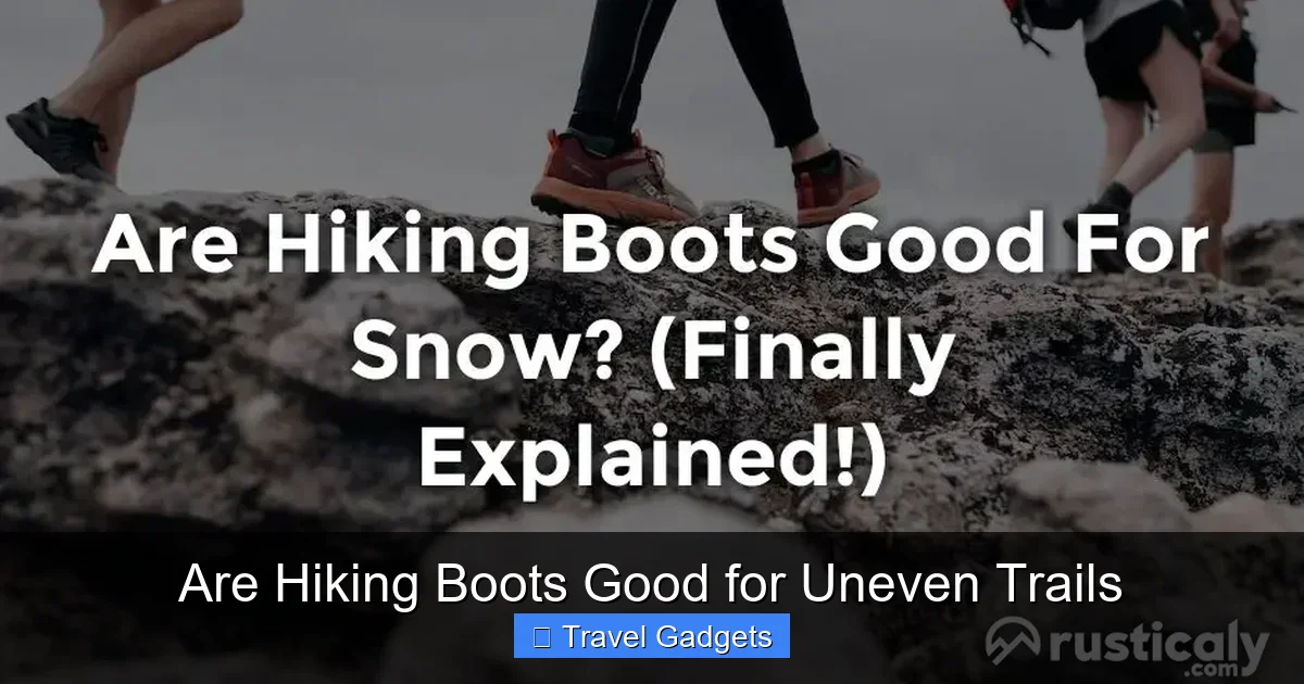 Are Hiking Boots Good for Uneven Trails