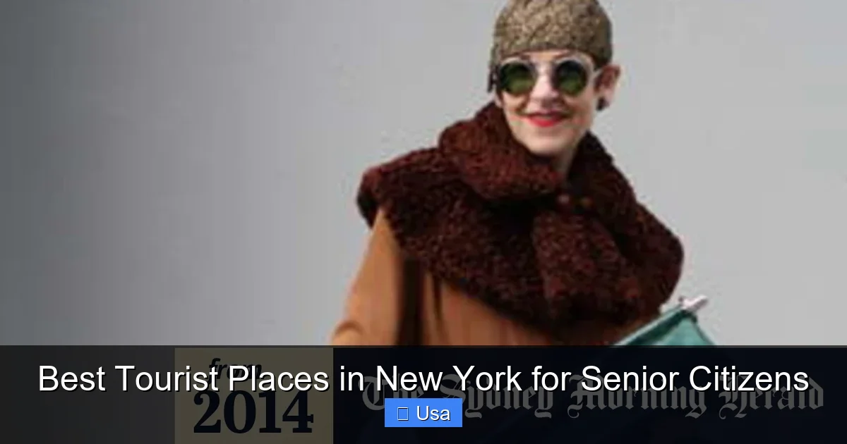 Best Tourist Places in New York for Senior Citizens