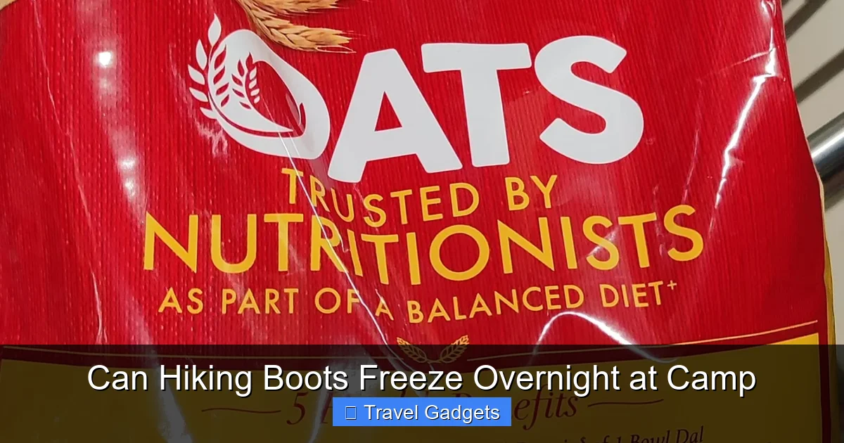 Can Hiking Boots Freeze Overnight at Camp