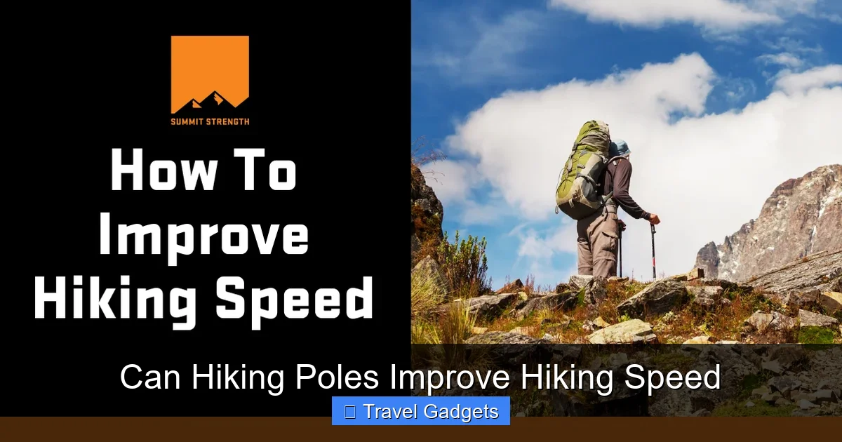 Can Hiking Poles Improve Hiking Speed