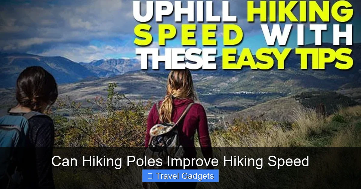 Can Hiking Poles Improve Hiking Speed