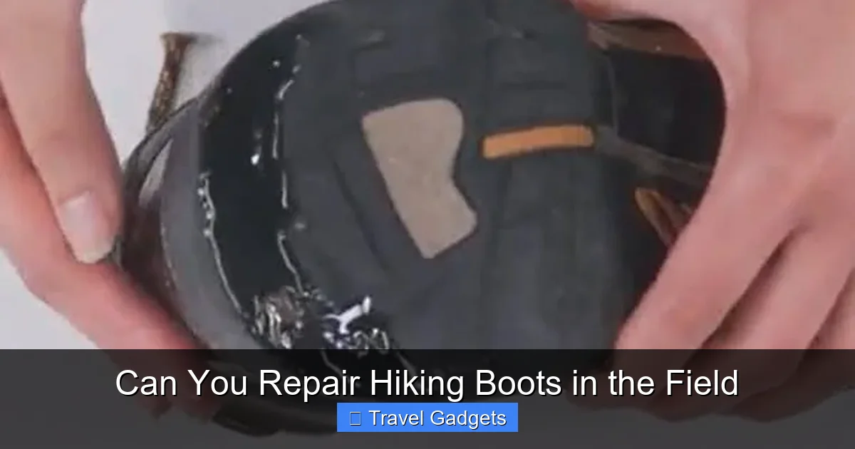 Can You Repair Hiking Boots in the Field