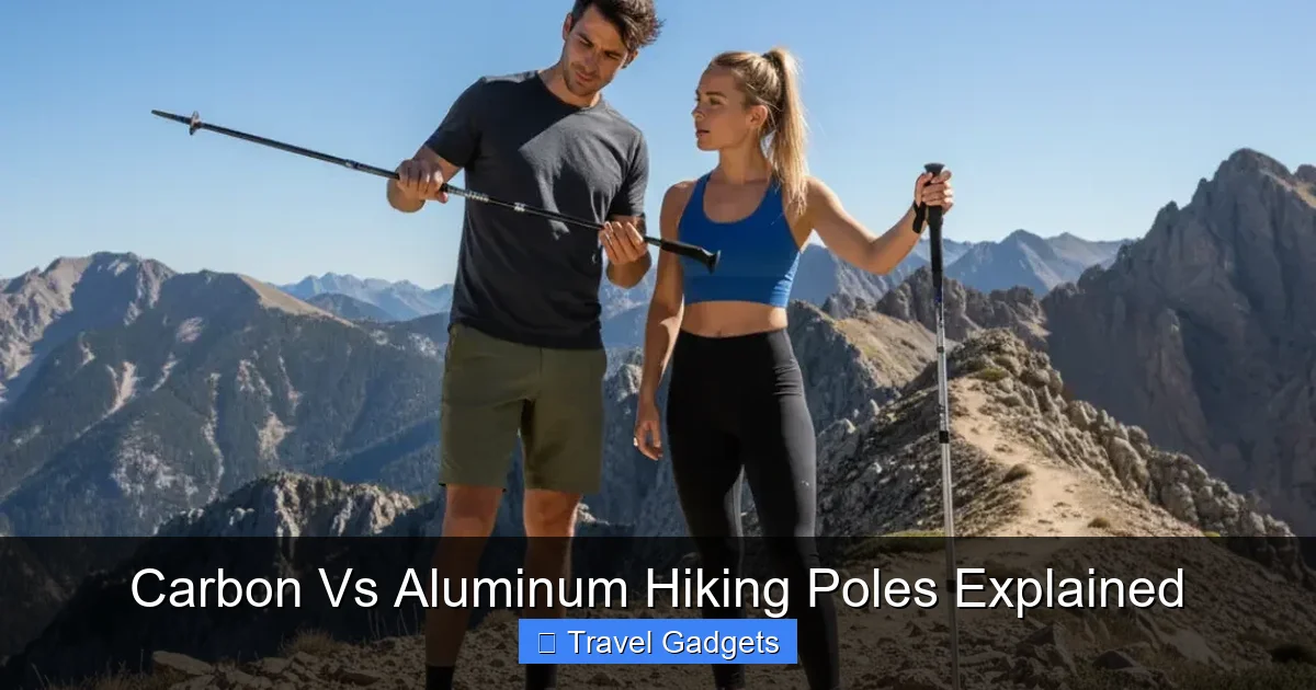 Carbon Vs Aluminum Hiking Poles Explained