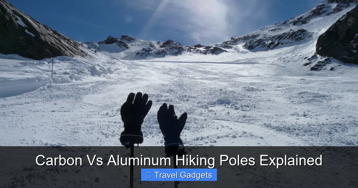 Carbon Vs Aluminum Hiking Poles Explained