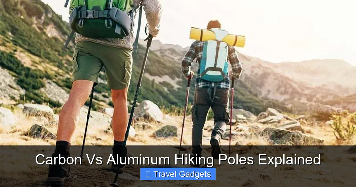 Carbon Vs Aluminum Hiking Poles Explained