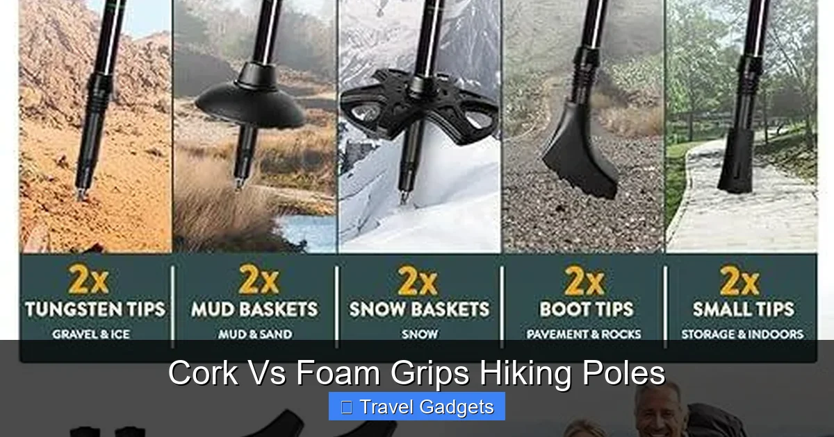 Cork Vs Foam Grips Hiking Poles