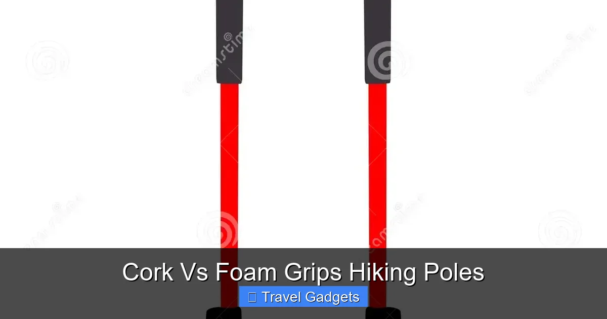 Cork Vs Foam Grips Hiking Poles