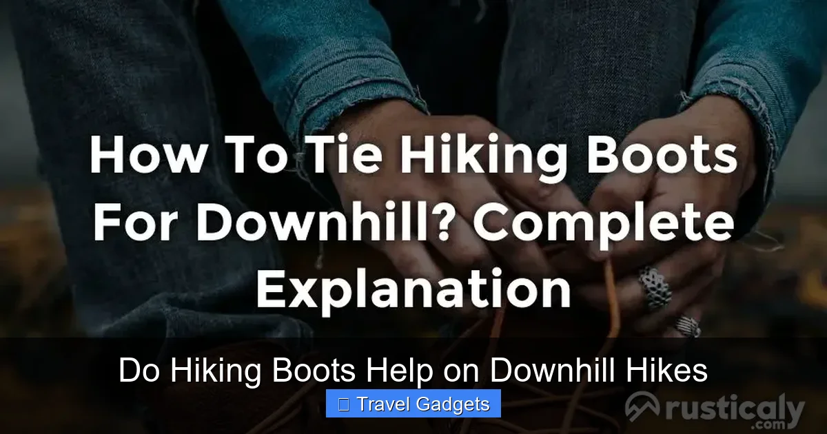 Do Hiking Boots Help on Downhill Hikes