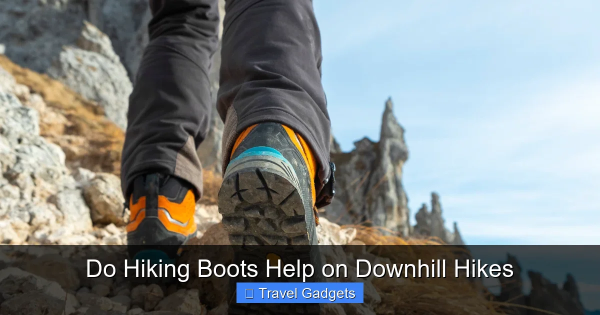 Do Hiking Boots Help on Downhill Hikes