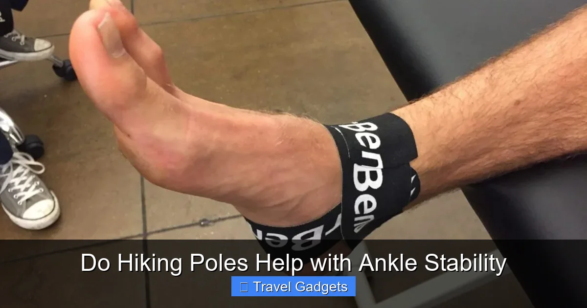 Do Hiking Poles Help with Ankle Stability
