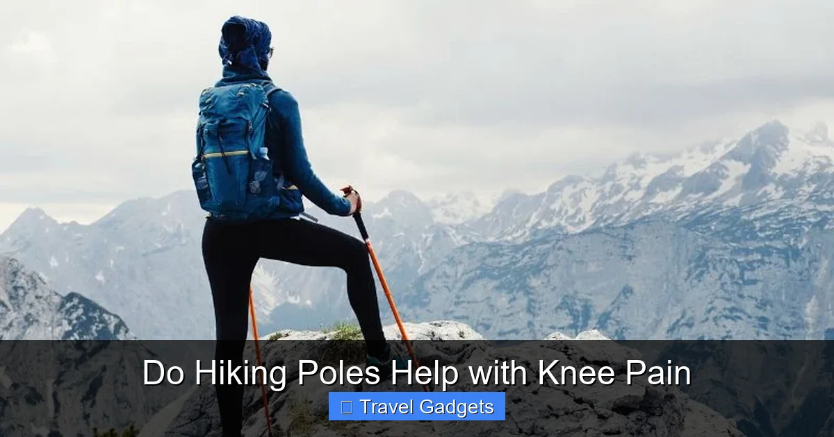 Do Hiking Poles Help with Knee Pain