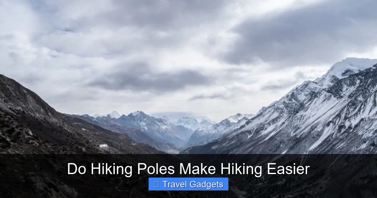 Do Hiking Poles Make Hiking Easier