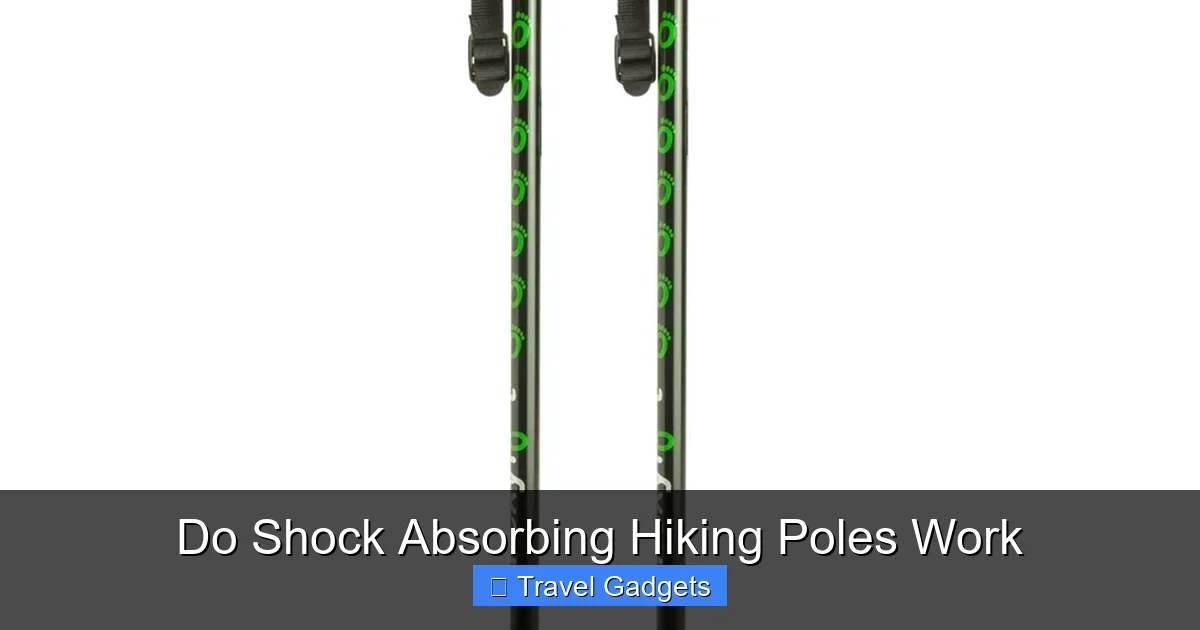 Do Shock Absorbing Hiking Poles Work