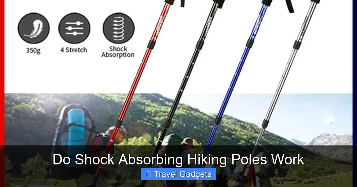 Do Shock Absorbing Hiking Poles Work