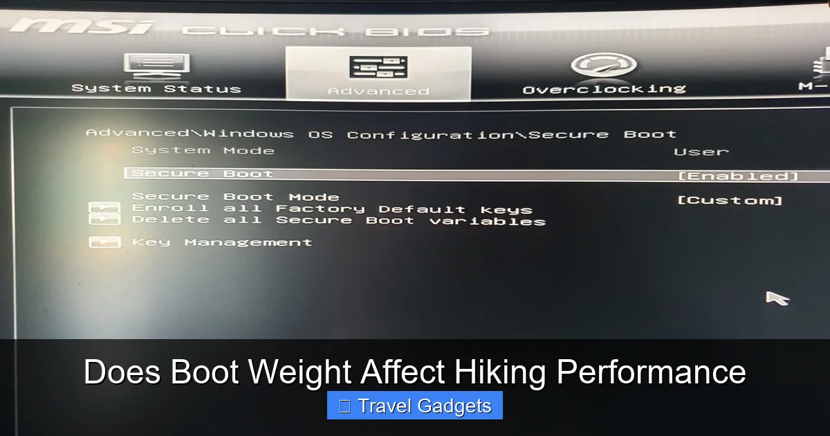 Does Boot Weight Affect Hiking Performance