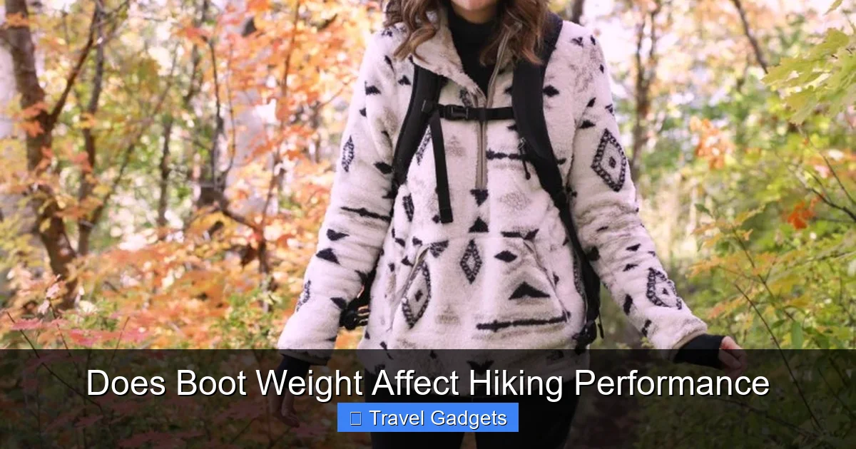 Does Boot Weight Affect Hiking Performance