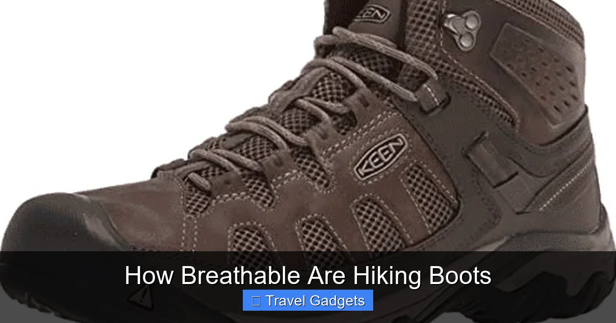 How Breathable Are Hiking Boots