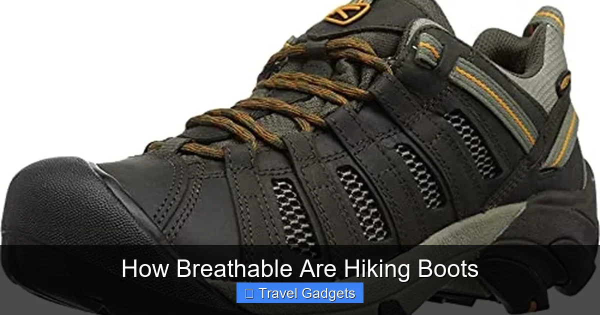 How Breathable Are Hiking Boots