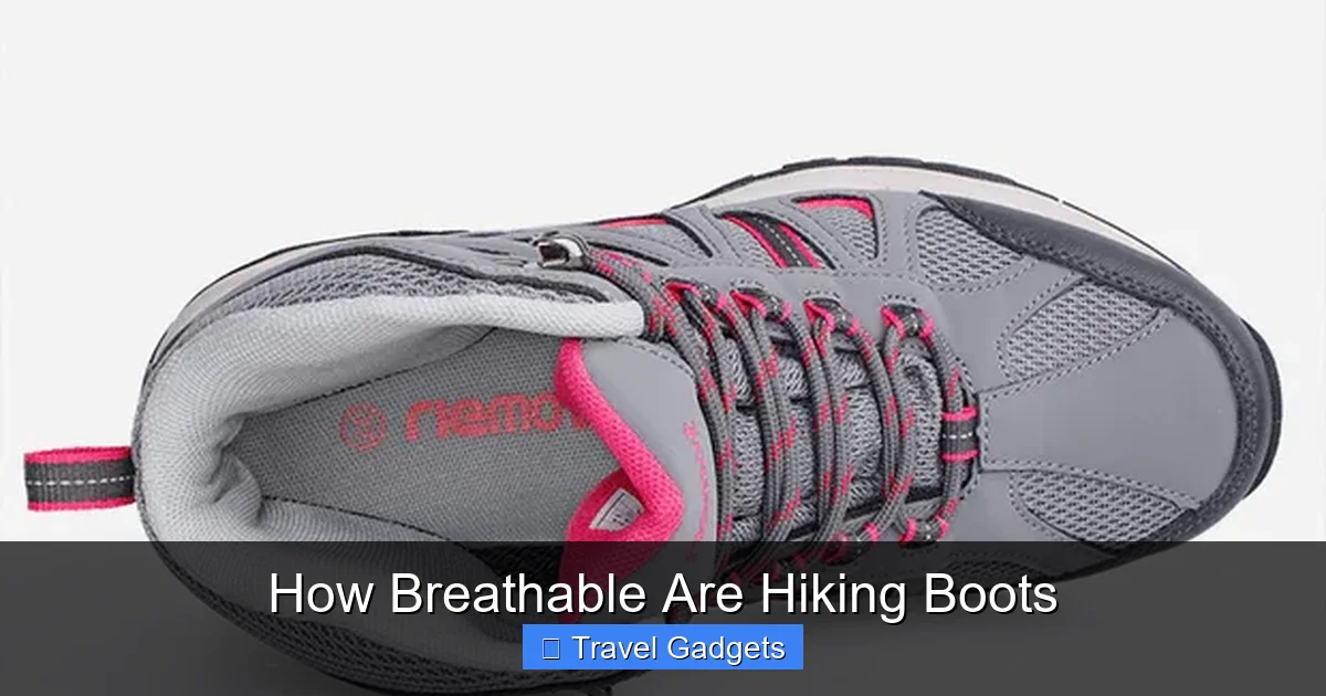 How Breathable Are Hiking Boots