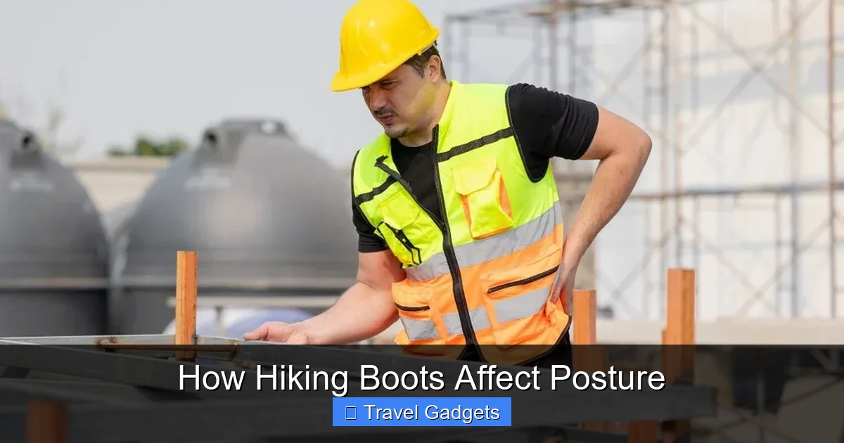 How Hiking Boots Affect Posture