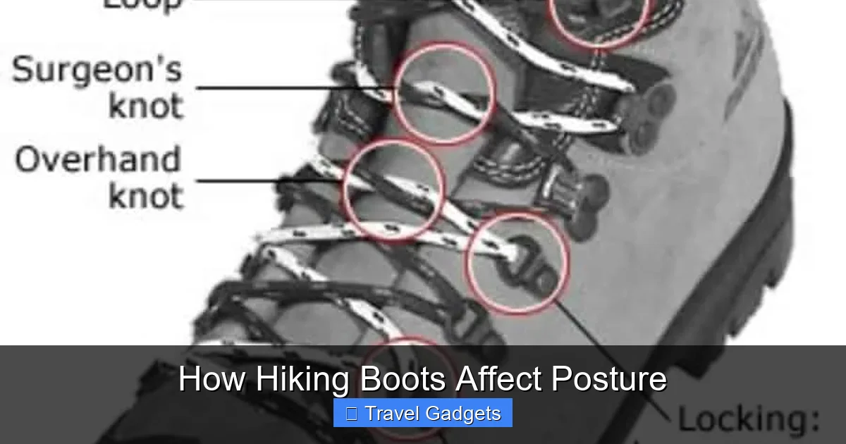 How Hiking Boots Affect Posture