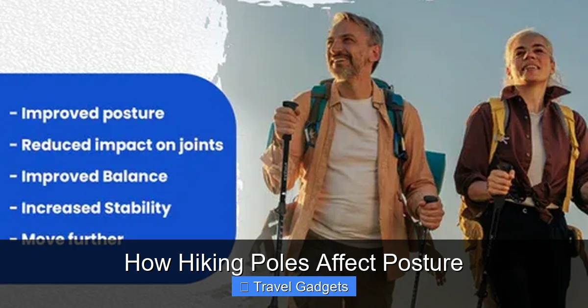 How Hiking Poles Affect Posture
