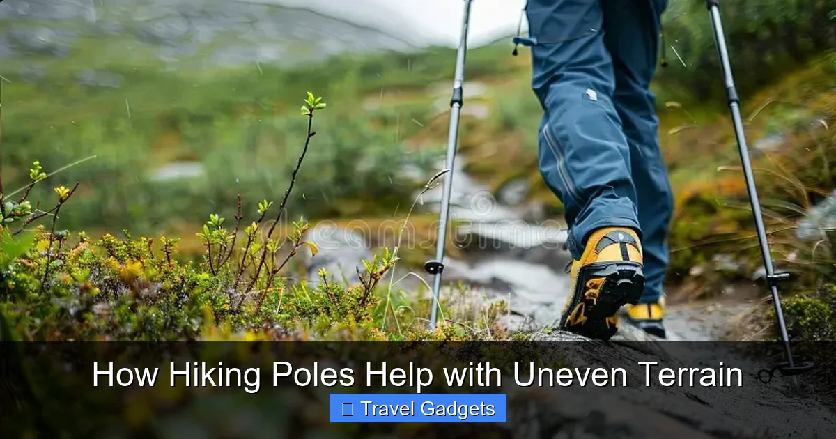 How Hiking Poles Help with Uneven Terrain
