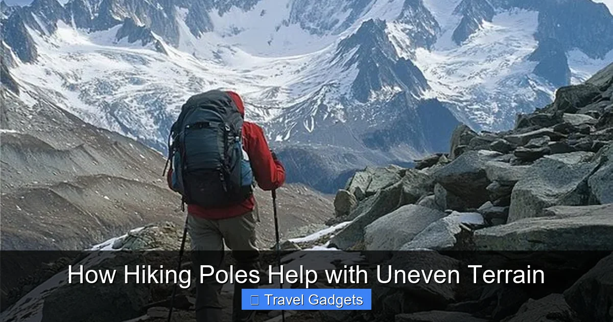 How Hiking Poles Help with Uneven Terrain