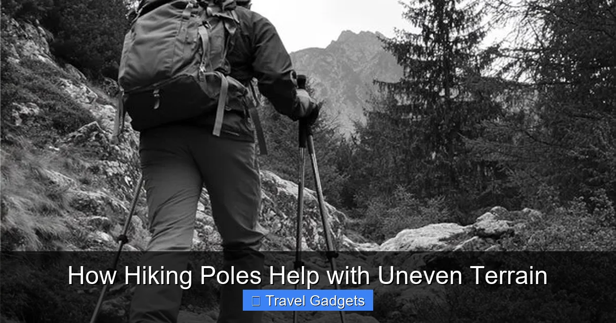 How Hiking Poles Help with Uneven Terrain