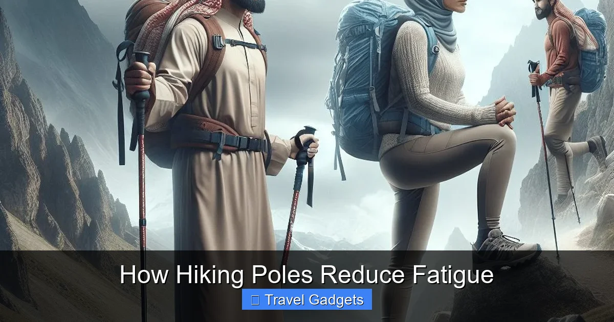How Hiking Poles Reduce Fatigue
