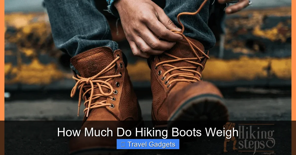 How Much Do Hiking Boots Weigh
