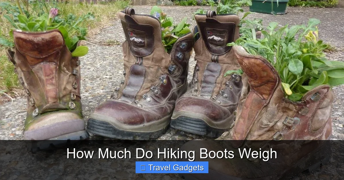 How Much Do Hiking Boots Weigh