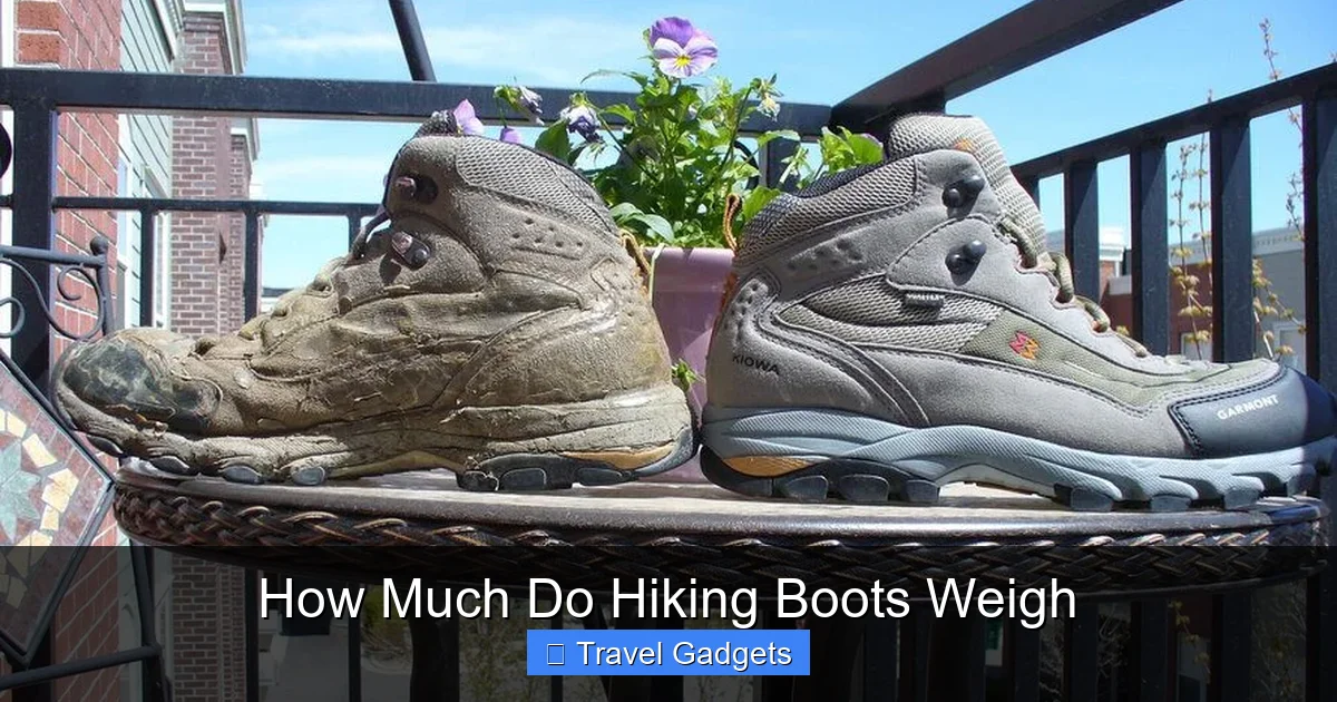How Much Do Hiking Boots Weigh