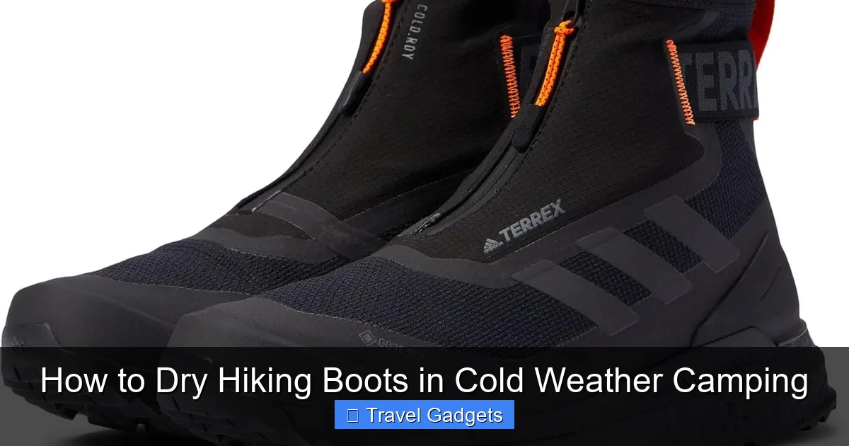 How to Dry Hiking Boots in Cold Weather Camping