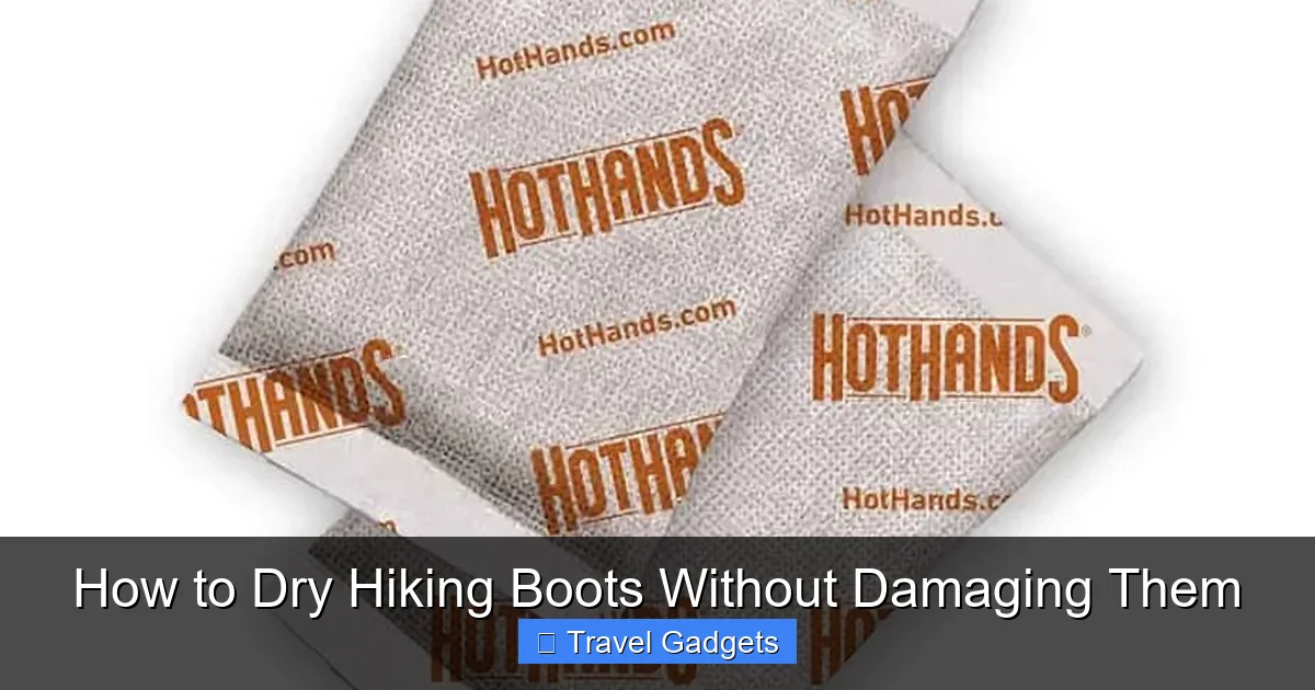 How to Dry Hiking Boots Without Damaging Them