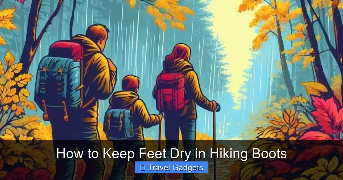 How to Keep Feet Dry in Hiking Boots