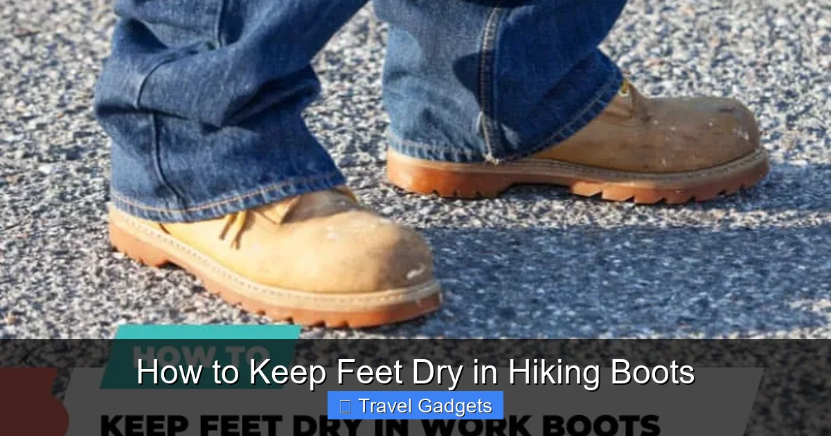 How to Keep Feet Dry in Hiking Boots