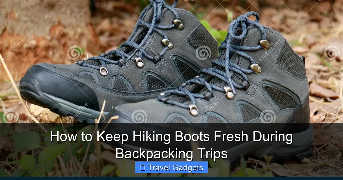 How to Keep Hiking Boots Fresh During Backpacking Trips