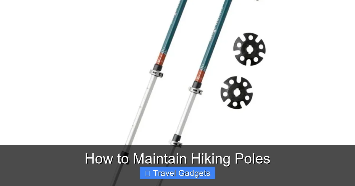 How to Maintain Hiking Poles