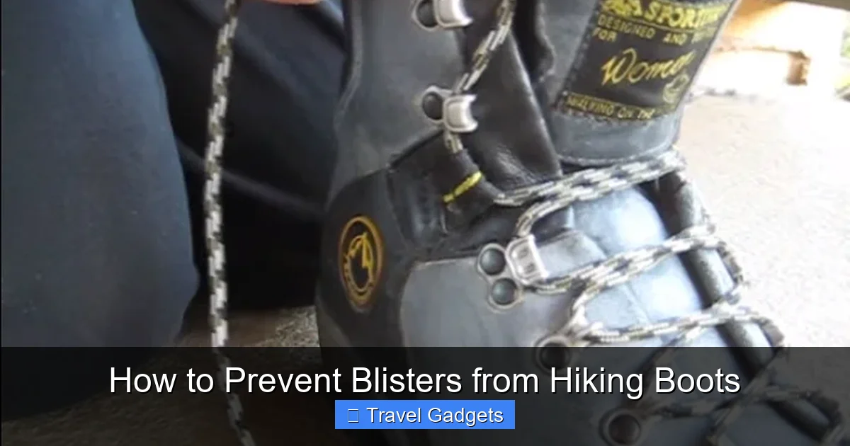 How to Prevent Blisters from Hiking Boots
