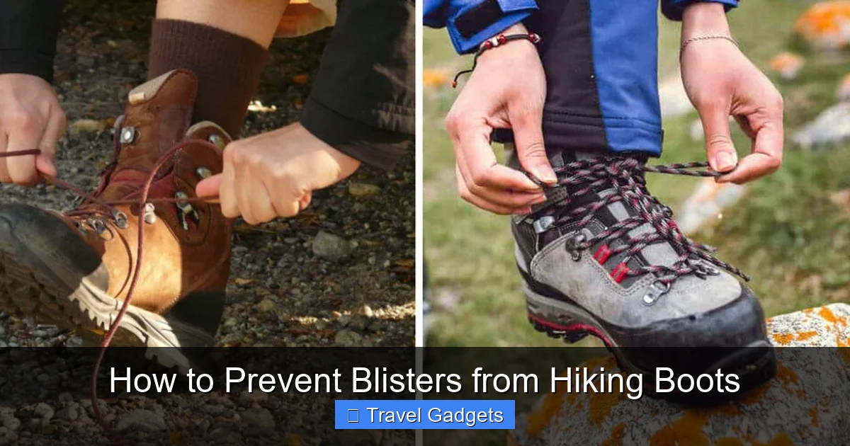 How to Prevent Blisters from Hiking Boots