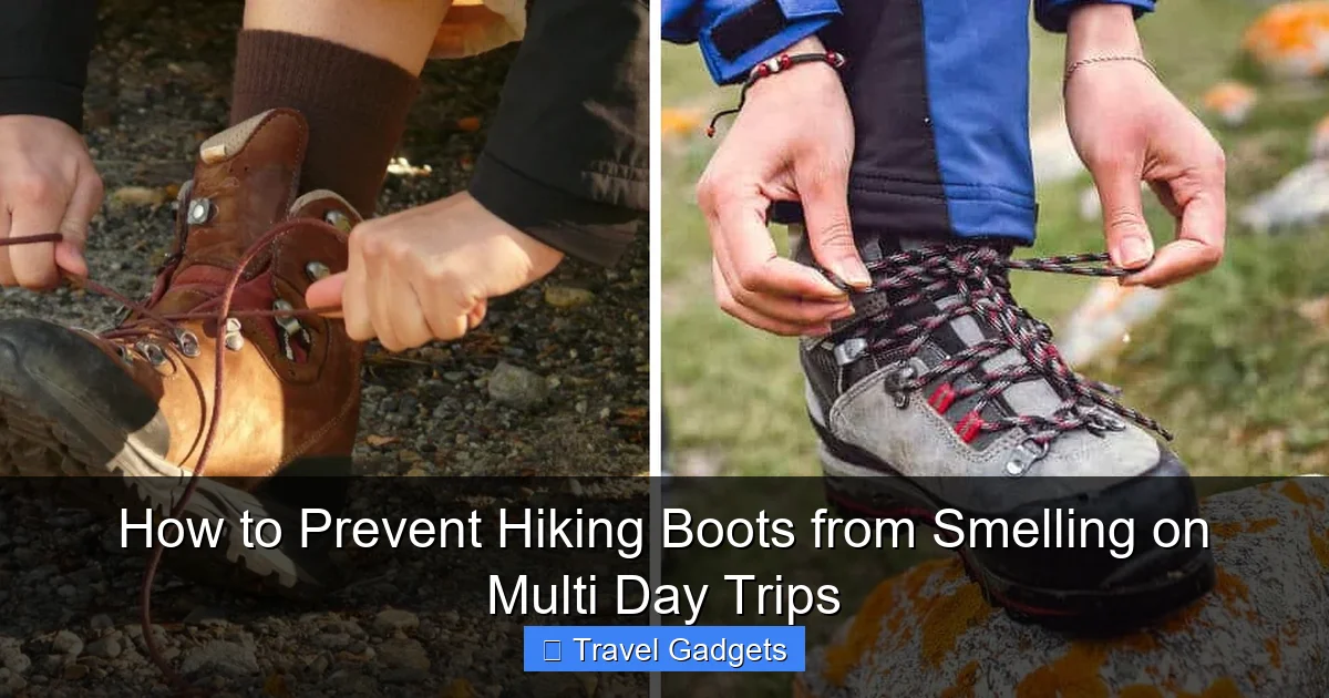 How to Prevent Hiking Boots from Smelling on Multi Day Trips