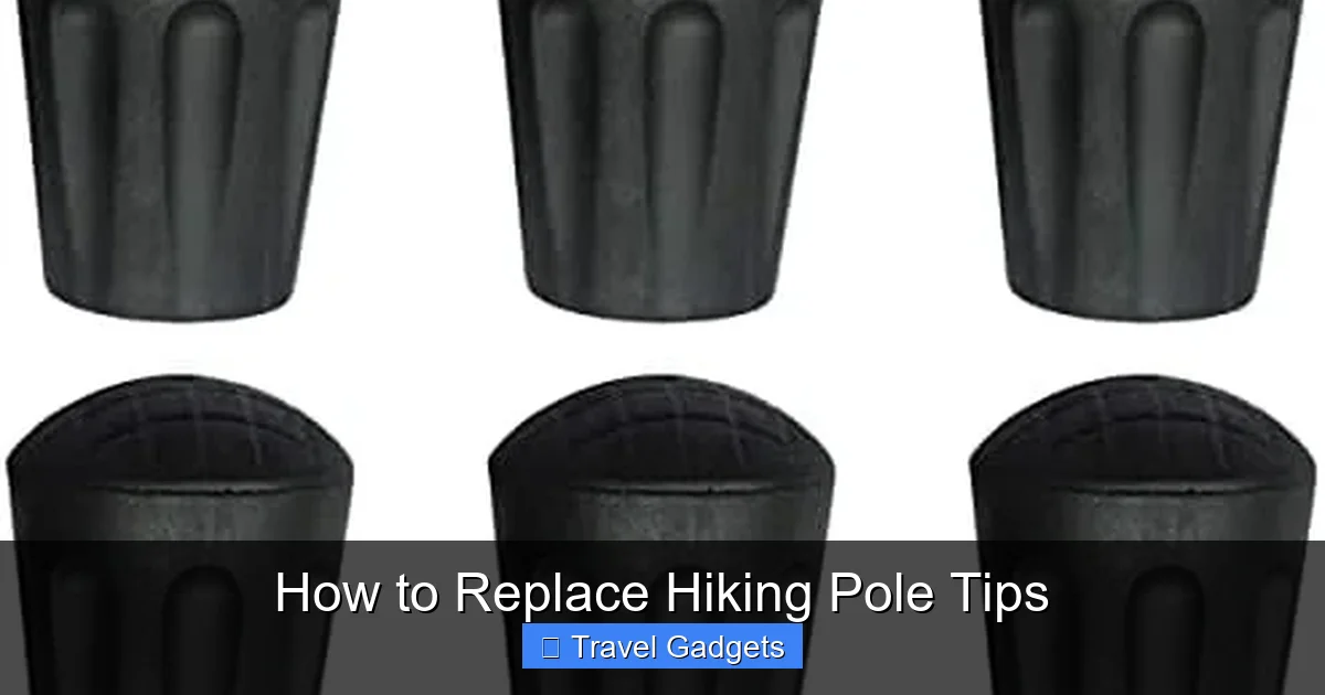 How to Replace Hiking Pole Tips